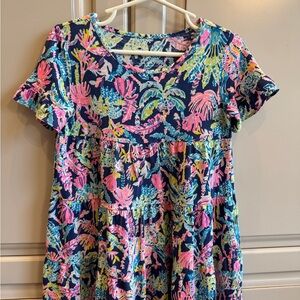 Lilly Pulitzer Kids Dress - Pink and Blue Floral